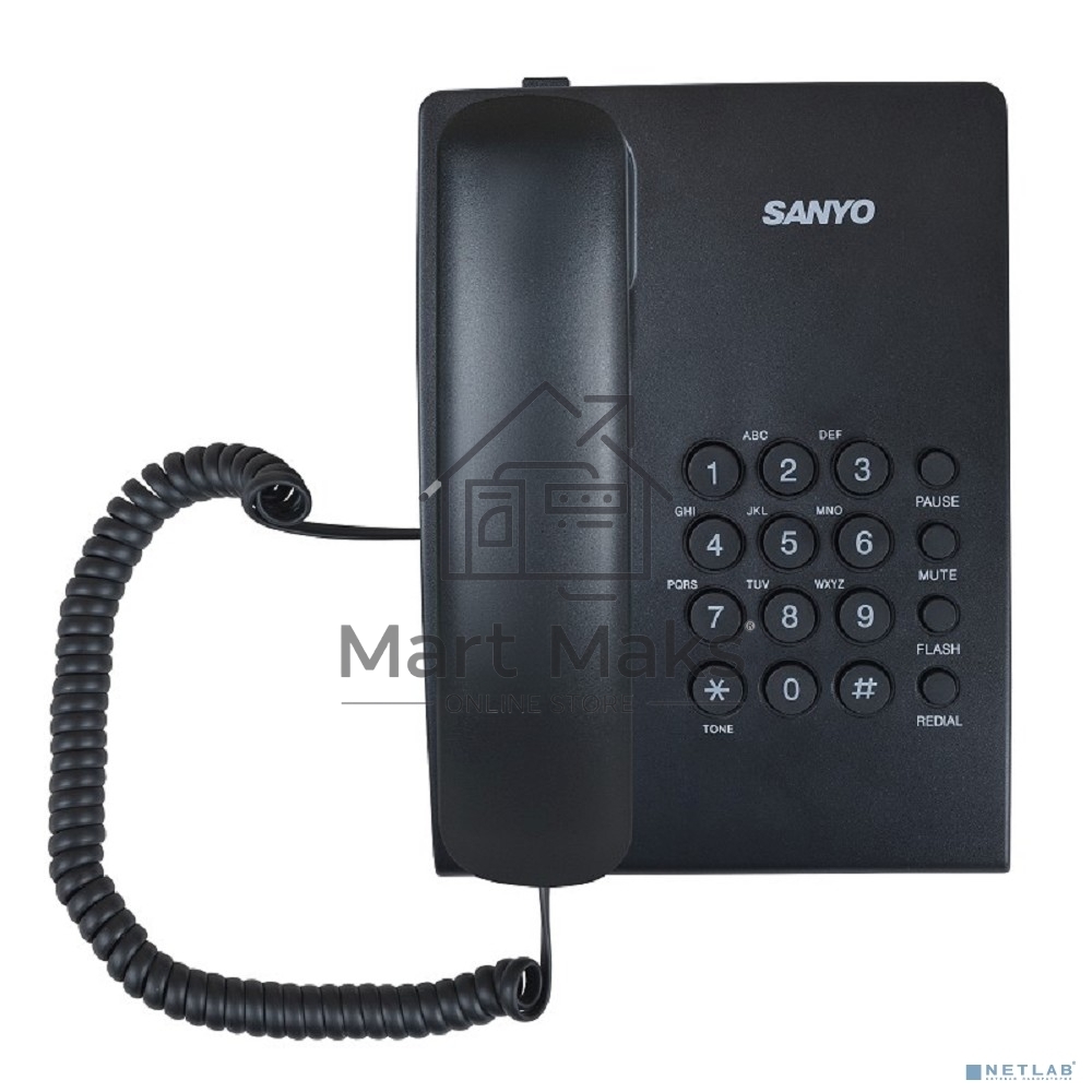 Телефон проводной SANYO RA-S204B черный
