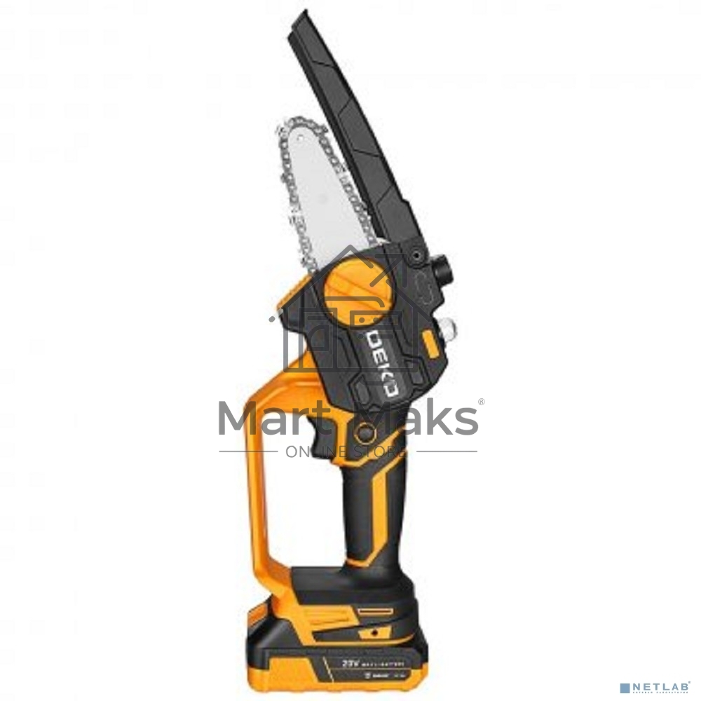 Пила цепная аккумуляторная DEKO DKCHS 20-4 [063-4480] 20В, 1x2.0А·ч