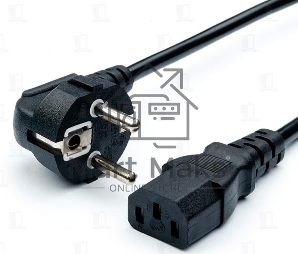 Кабель питания GOPOWER CEE 7/7-C13 3.0M 00-00027328 BLACK