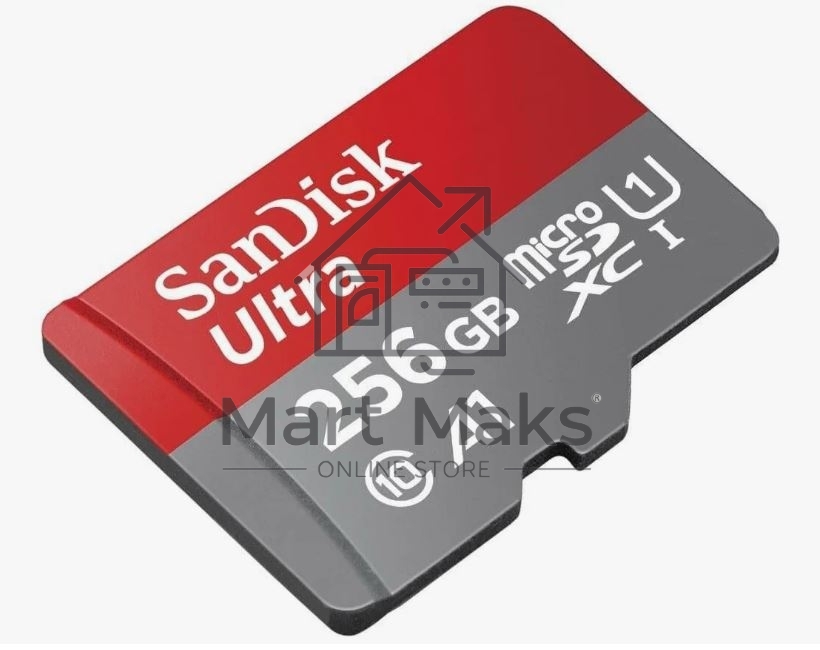 Флеш карта microSD 256GB SanDisk microSDXC Class 10 Ultra UHS-I U1 A1 120MB/s