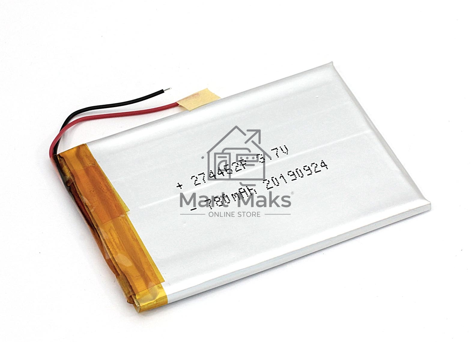 Аккумулятор Li-Pol (батарея) 3*45*60мм 2pin 3.7V/700mAh