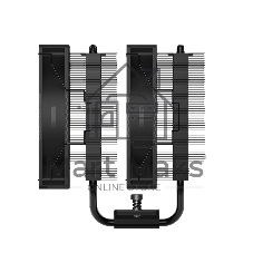 Кулер для процессора PCCooler RT620 PRO BK (250W, 4-pin PWM, 153mm, Al/Cu, 6x6mm, 2x120mm, 73.32CFM, 34.9dBA, 2200RPM, S: 1851/1700/1200/115X, AM5/AM4, черный)