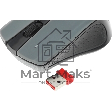 Мышь беспроводная Defender Accura MM-935 серый, 1600 dpi, радиоканал, USB, кнопки - 4