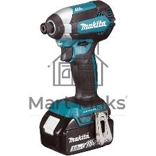 Дрель-шуруповерт Makita DTD153ZJ, 18 В, 0 Ач, 170 Нм, бесщеточный, ударный