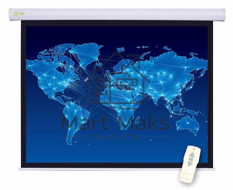 Экран Cactus 127x127см Motoscreen CS-PSM-127X127 1:1 настенно-потолочный рулонный белый