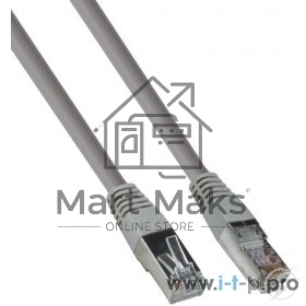Патч-корд ExeGate EX272308RUSFTP кат. 5e,2м ExeGate серый
