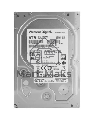 Жесткий диск Western Digital 6Tb 7200rpm HGST SATA-III 0B36039 HUS726T6TALE6L4 Ultrastar 7K6 256Mb 3.5