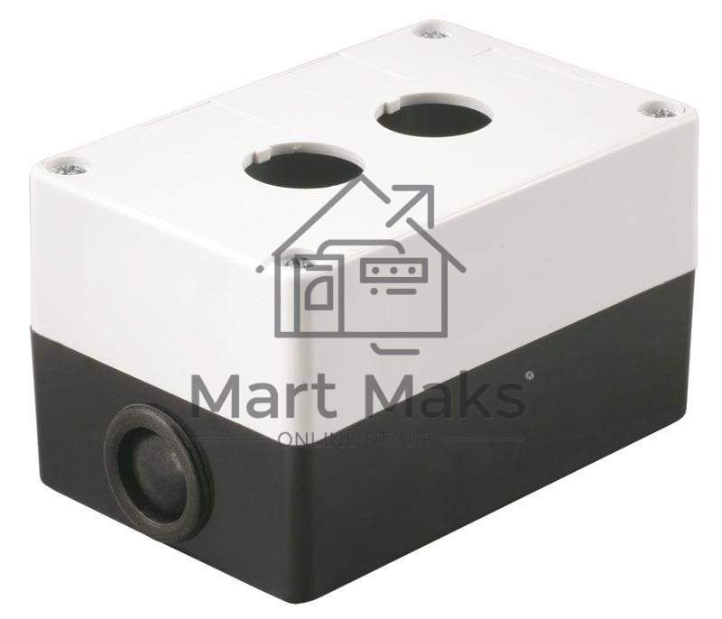 Корпус КП102 Iek BKP10-2-K01 для кнопок 2места белый