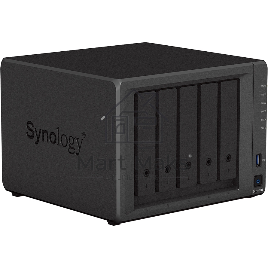 СХД настольное исполнение 5BAY NO HDD USB3 DS1522+ SYNOLOGY
