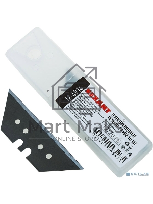 Трапециевидные лезвия 19 мм 10 шт. Rexant