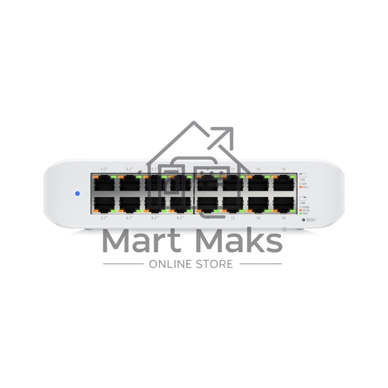 Коммутатор UniFi Desktop 16Port Gigabit Switch with PoE