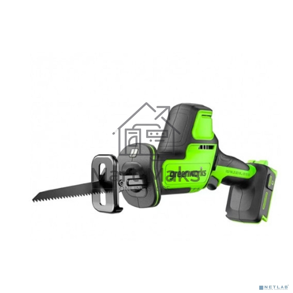 Пила сабельная аккумуляторная GreenWorks GPT-CRS-25, 24V, бесщеточная, без АКБ и ЗУ (1200507)