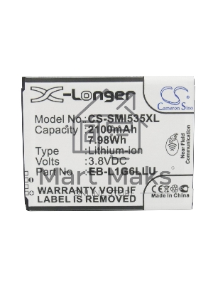 Аккумулятор CameronSinoCS-SMI535XL для Samsung Galaxy S3 I93003.8V / 2100mAh / 7.98Wh