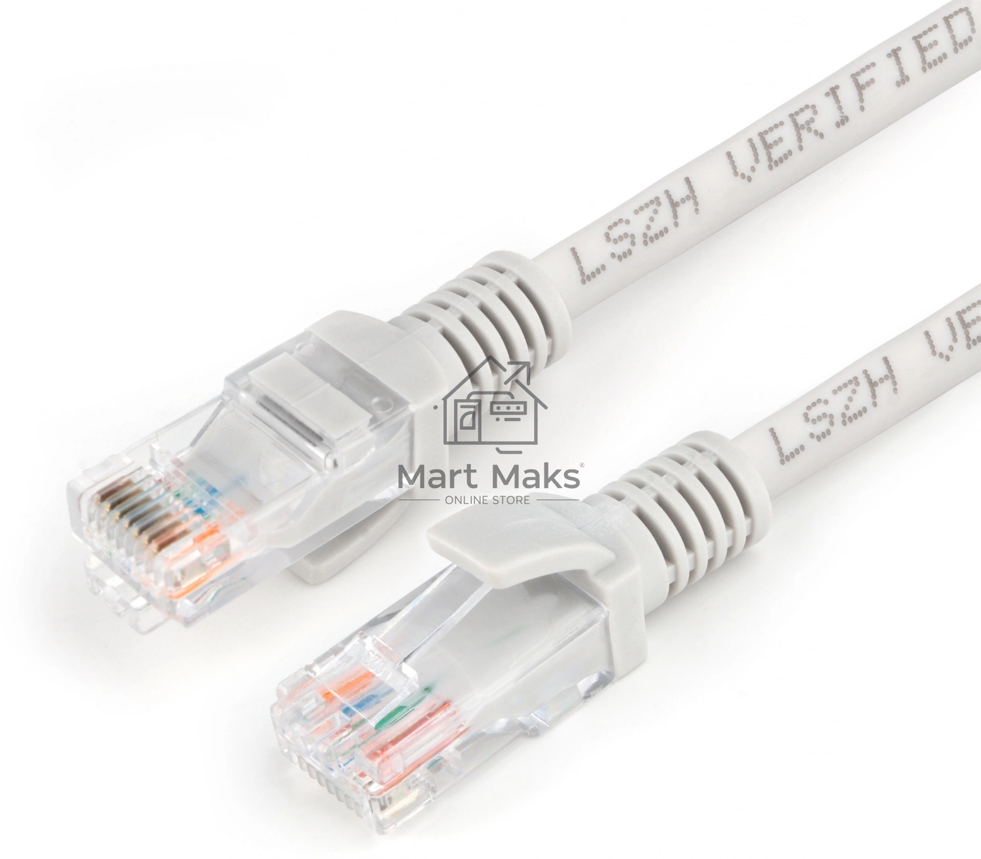 Патч-корд Premier PP31-2M-LSZH 1Гбит/с UTP 4 пары cat.5E CCA molded 2м серый RJ-45 (m)-RJ-45 (m)
