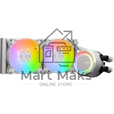 Система жидкостного охлаждения MSI MAG CORELIQUID E240 белый 120мм алюминий+медь 1800rpm 32.5db 4-pin 310W