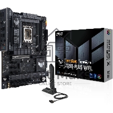 Материнская плата ASUS TUF GAMING Z890-PLUS WIFI, LGA1851, Intel Z890, 4xDDR5, 4xSATA, 4xM.2, 1xPCIe 5.0 x16, DisplayPort, HDMI, USB Type-C, 1x2.5Gb LAN, Thunderbolt, 5x3.5 мм, 7.1, ATX