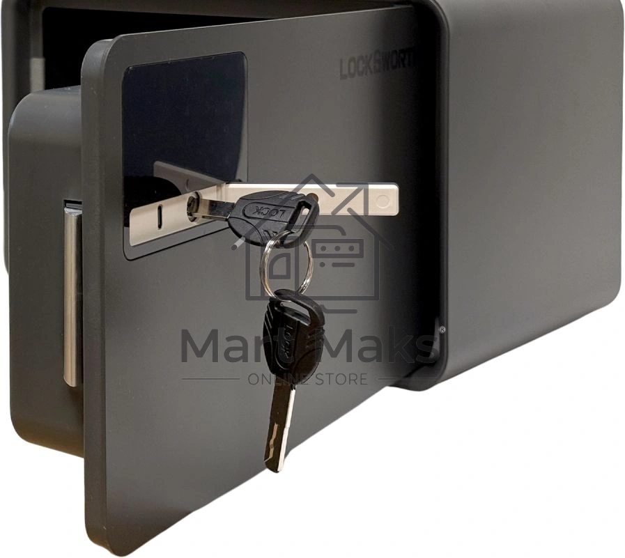 Сейф мебельный LockSworth VS4523-BK взломостойкий встраиваемый 200x310x200мм электронный/ключевой