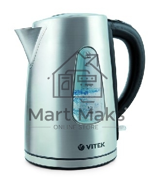 Чайник Vitek VT-7007 ST (нержавеющая сталь, 1,7 л, 2200 Вт)