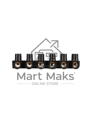 Клеммная колодка винтовая KВ-14 (6-14 мм²), ток 20 A, полипропилен черный, индивидуальная упаковка, 1 шт. Rexant