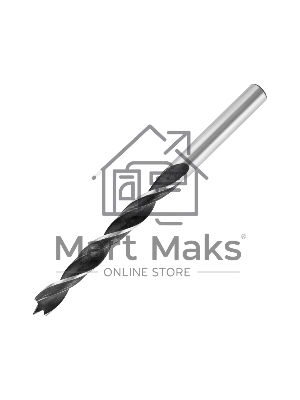 Сверло по дереву KRANZ 7х105 мм, цилиндрический хвостовик