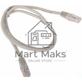Коммутационный шнур Патч-корд литой Aopen/Qust ANP511_1M UTP кат.5е 1м серый