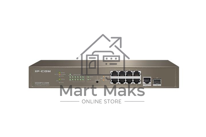 Коммутатор Tenda 8PORT 1000M POE G5310P-8-150W IP-COM