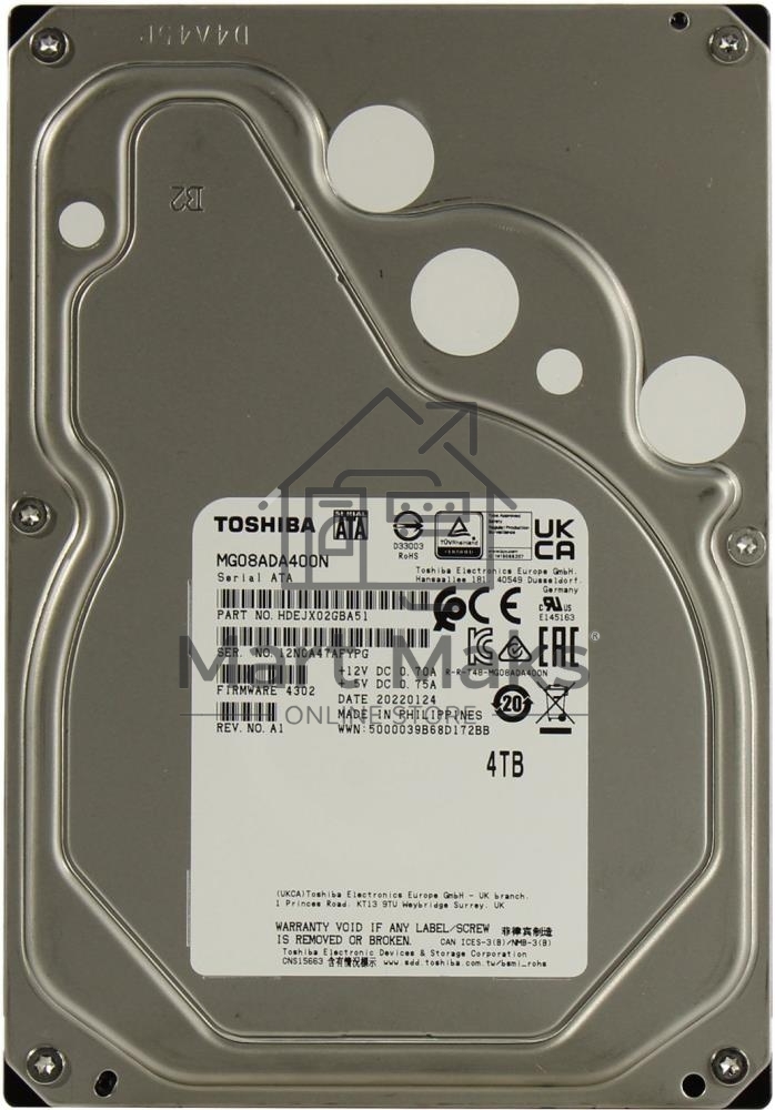 Жесткий диск Toshiba HDD SATA3 4Tb 3.5