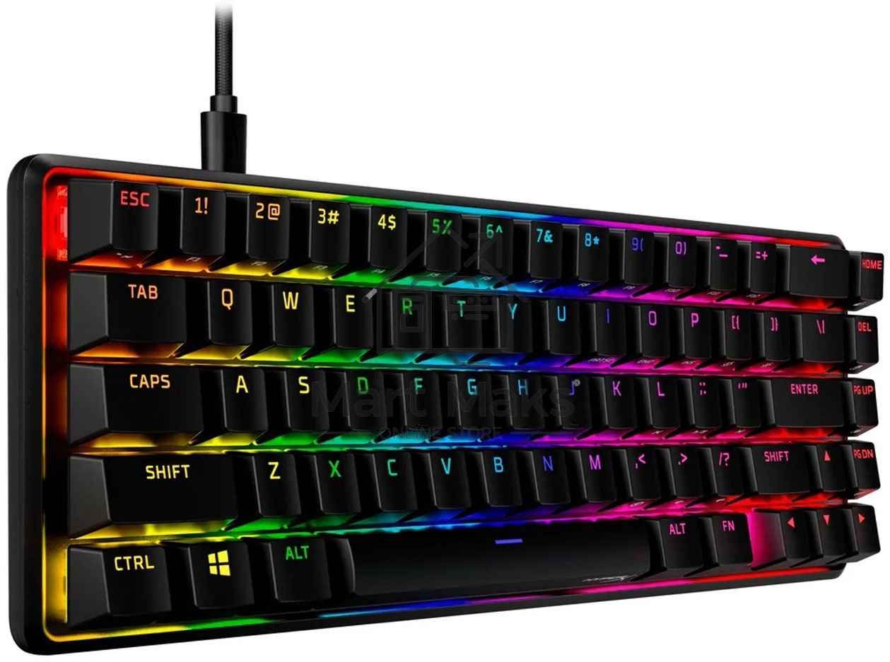 Клавиатура игровая HyperX Alloy Origins 65 (RUS) черный