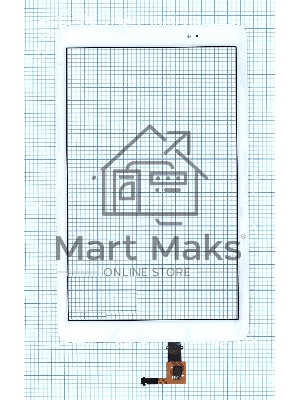 Сенсорное стекло (тачскрин) для Huawei MediaPad T1 10 белое