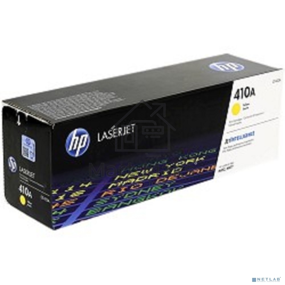 Картридж лазерный HP 410A CF412A желтый для LJ Pro M477fdn/M477fdw/M477fnw/M452dn/M452nw 2300 стр.