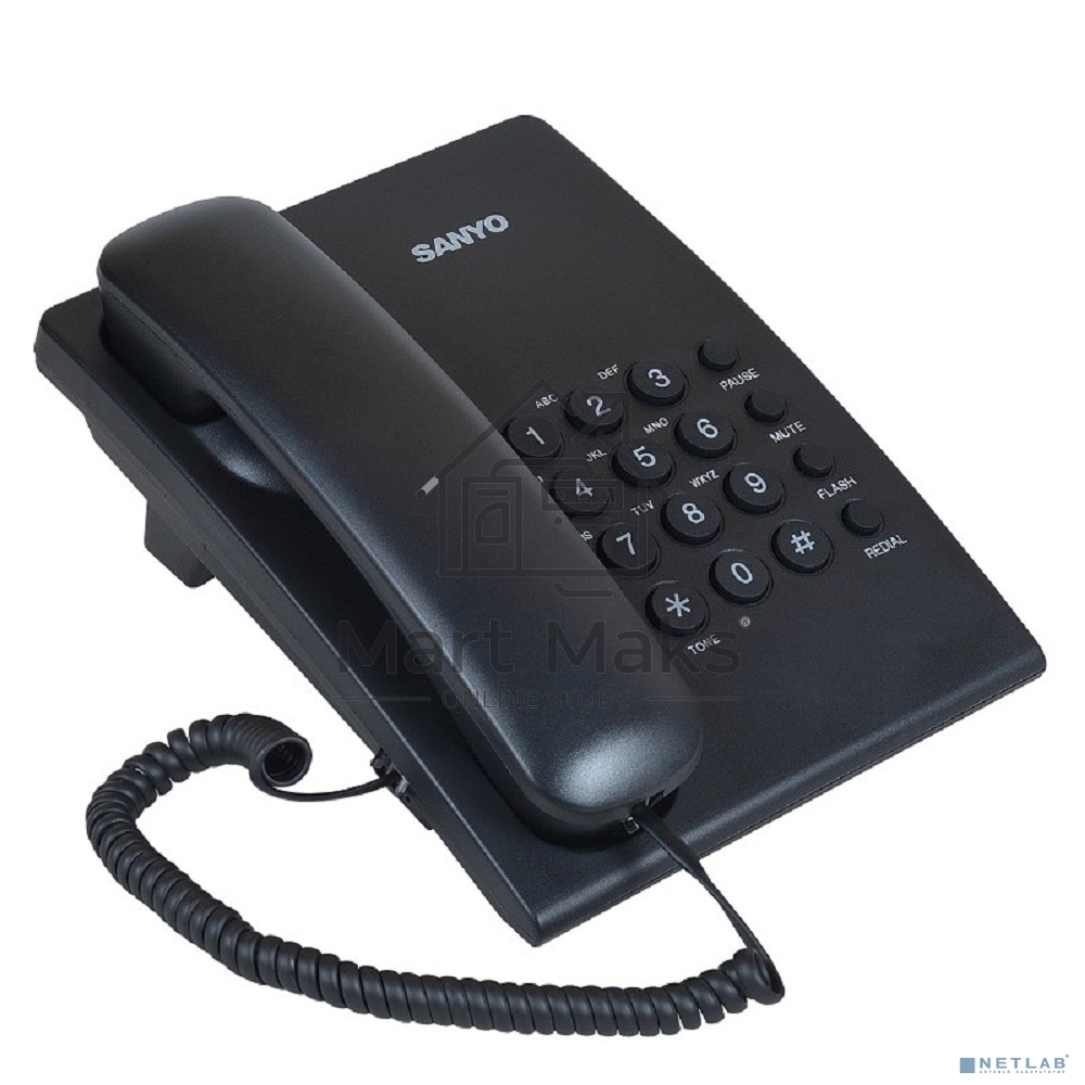 Телефон проводной SANYO RA-S204B черный