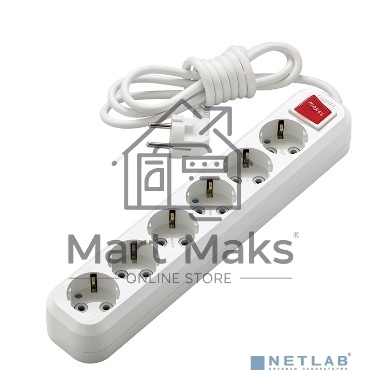 Удлинитель Makel MGP233 6гн 3 м с\з вкл.