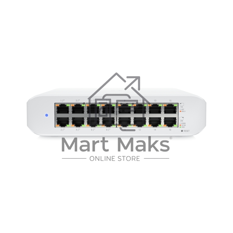 Коммутатор UniFi Desktop 16Port Gigabit Switch with PoE