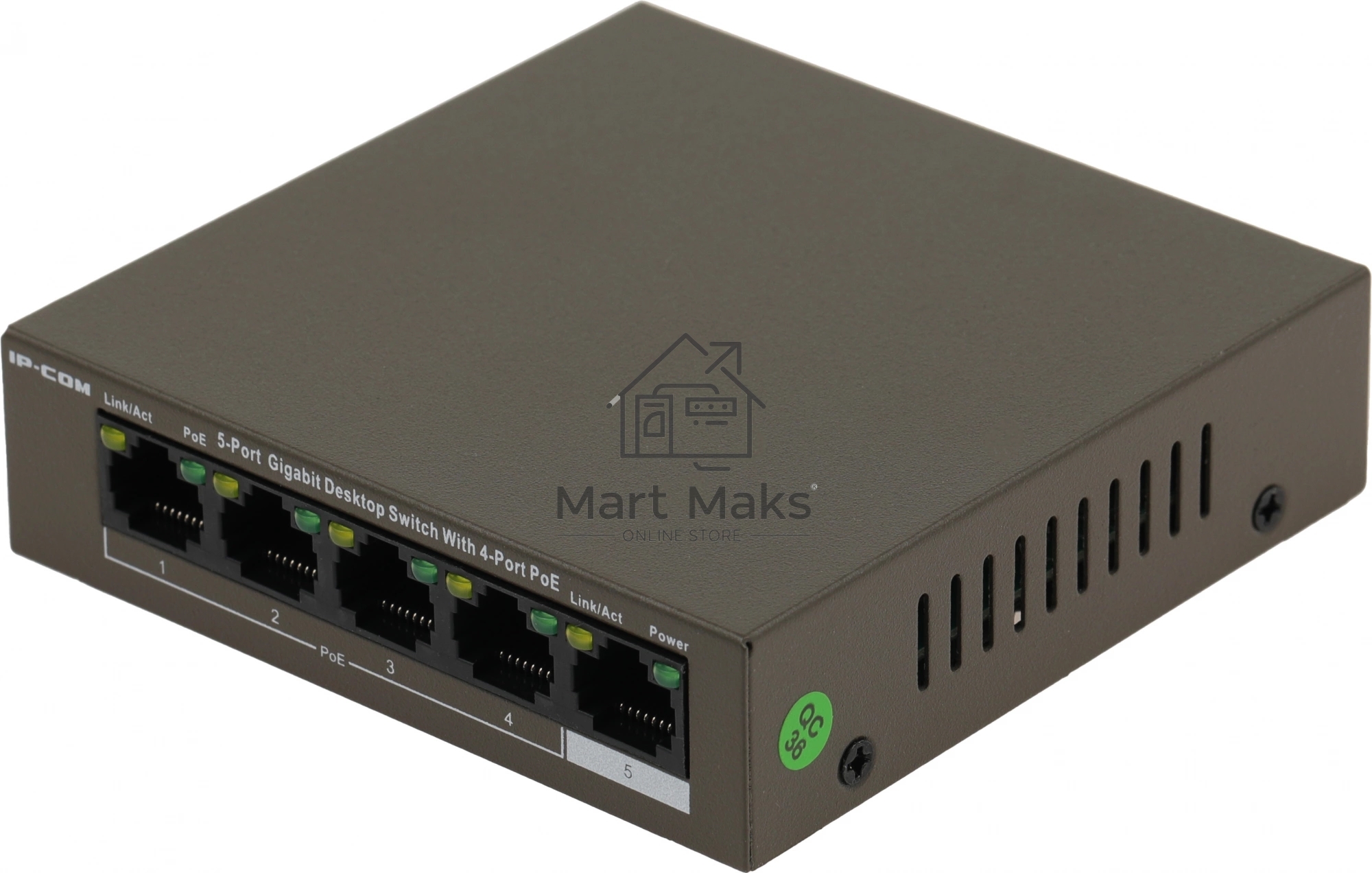 Коммутатор 5PORT 10/100/1000M G1105P-4-63W IP-COM