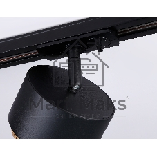 Трековый однофазный светильник Ambrella light GL5381 BK/GD черный/золото GX53 max 12W D95*130