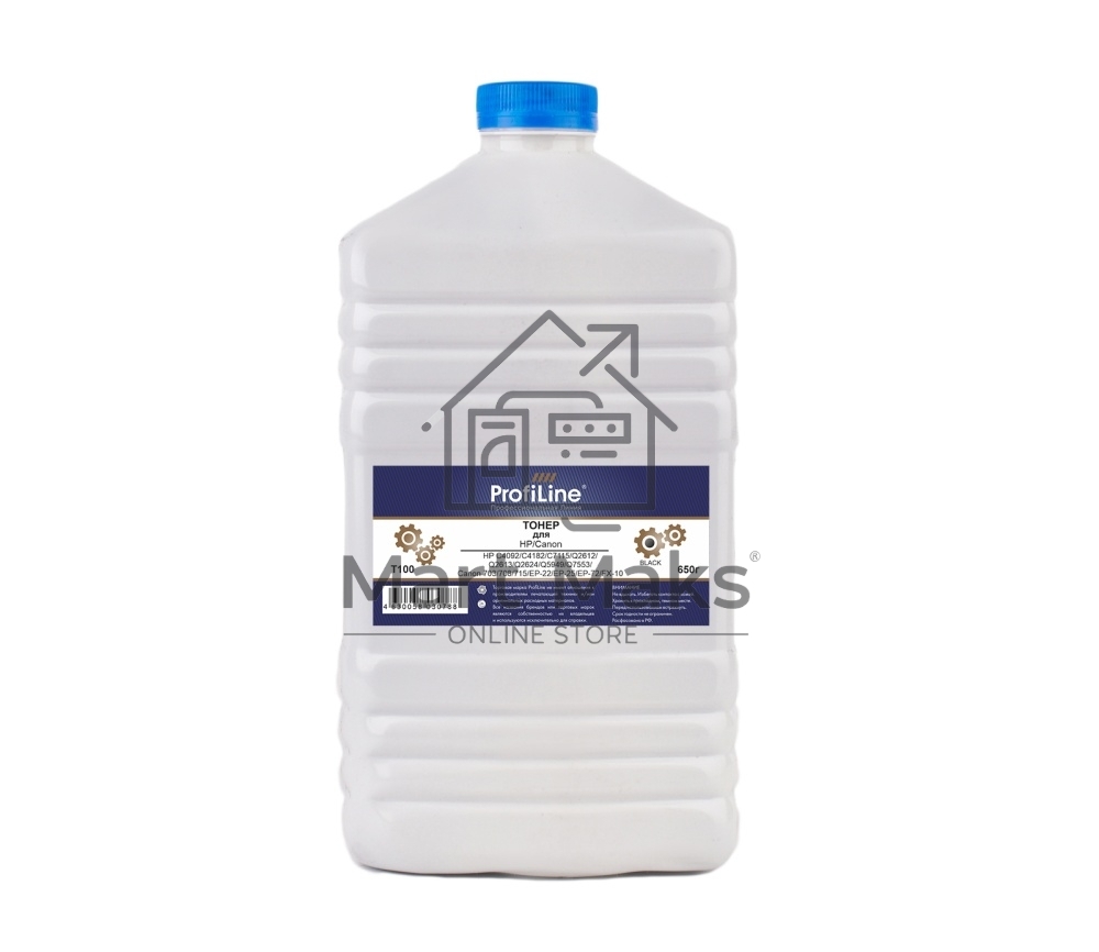 Тонер ProfiLine Q2612/Q2613/Q2624/Q7553/Q5949/C7115/C4092/C4182 650 гр (T100) PL TTI Фас РФ