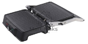 Электрический пресс-гриль Endever Grillmaster 220, серебристый/черный