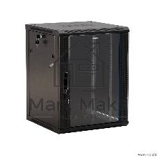 Шкаф настенный Hyperline TWB-0645-GP-RAL9004 19-дюймовый (19
