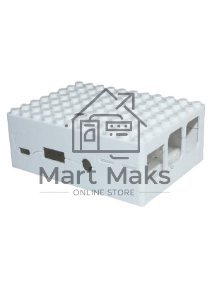 Корпус RA181 белый для микрокомпьютера Raspberry Pi 3 ACD White ABS Plastic Building Block case for Raspberry Pi 3