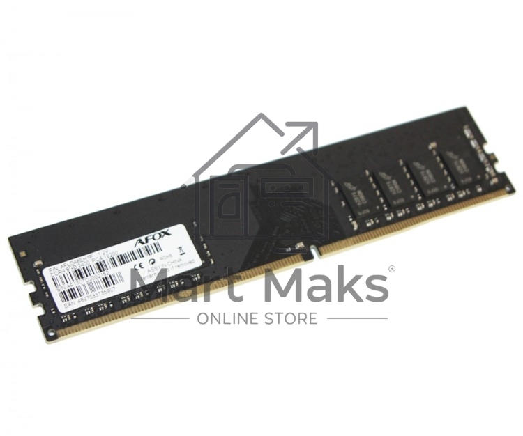Оперативная память AFOX AFLD44FK1P, DDR4, 4GB (1x4 GB), 2666 MHz, CL15