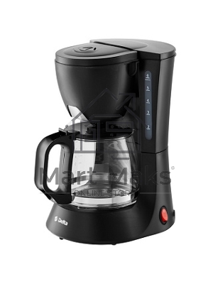 Кофеварка капельная Delta DL-8153 черный, исп. кофе - молотый, 0,6 л, 600 Вт