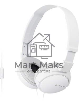 Гарнитура мониторы Sony MDRZX110APW.CE7 1.2м белый проводные (оголовье)