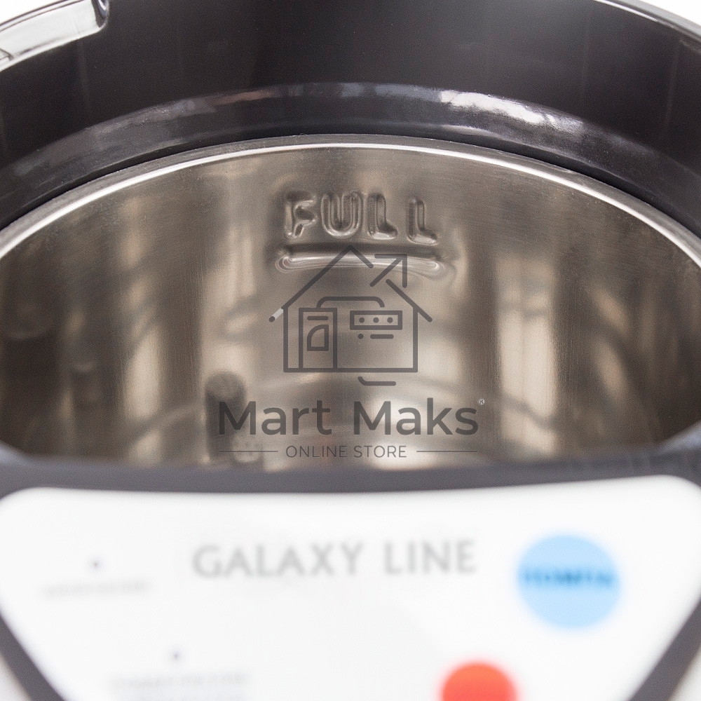 Термопот Galaxy Line GL 0604, серебристый с черным, 900 Вт, 3,8 л