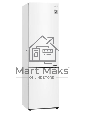 Холодильник LG GA-B509CQCL белый двухкамерный, 277/127л, морозилка снизу, Total No Frost