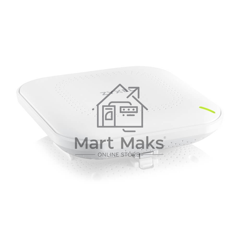 Точка доступа Zyxel NebulaFlex NWA90AX PRO, WiFi 6, 802.11a/b/g/n/ac/ax (2,4 и 5 ГГц), MU-MIMO, антенны 3x3, до 575+2400 Мбит/с, 1xLAN 2.5GE, PoE, защита от 4G/5G, БП в комплекте