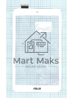 Сенсорное стекло (тачскрин) для Asus MeMO Pad 8 (ME180A) белое