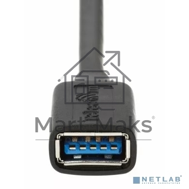 Кабель удлинительный USB3.0 Am-Af 1m Telecom черный (TUS708-1M)