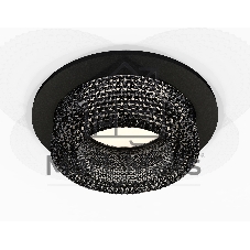 Комплект встраиваемого светильника Ambrella light XC7622021 SBK/BK черный песок/тонированный MR16 GU5.3 (C7622, N7192)