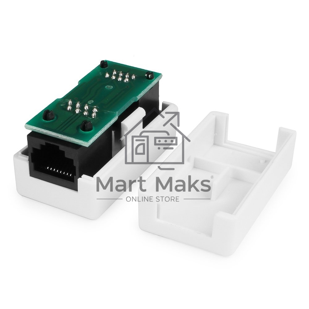 Коннектор Gembird Соединитель RJ-45F/RJ-45F cat. 5e (NA350)