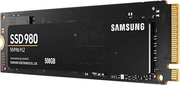 Накопитель SSD Samsung 980 MZ-V8V500BW, 500Gb, PCIe 3.0 x4, M.2 2280, NVMe, R/W 3100/2600